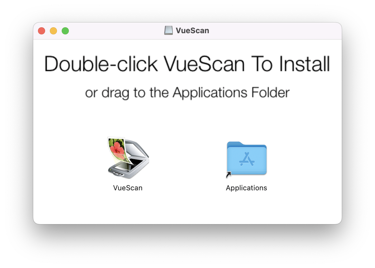 VueScan Install on macOS