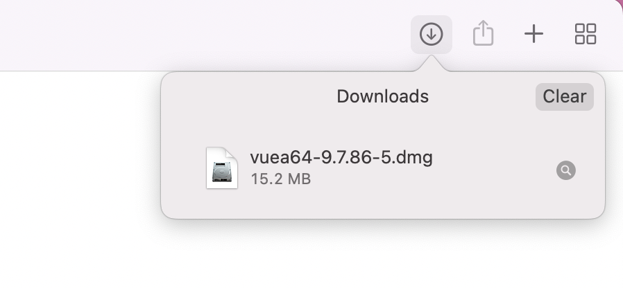 VueScan Download on macOS - Safari